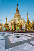 Yangon, Myanmar Burma , Shwedagon pagoda