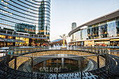 Milan, Lombardy, Italy, Gae Aulenti square in the Porta Nuova business district