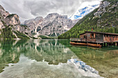 Europe, Italy, Trentino Alto Adige, Bolzano district , Braies lake