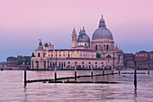 Europe, Italy, Veneto, Venice, Santa Maria della Salute near Punta della Dogana, iconic building on the Grand Canal