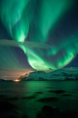 Northern light in Tromso, Norway, Europe