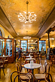 Ascoli Piceno, Marche, Central Italy, Europe, Inside the Meletti Caff?