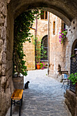 Civita di Bagnoregio, Viterbo, Lazio, Italy, Europe, A typical alley