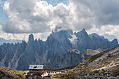 Sesto Dolomites, Belluno province, Veneto, Italy, Europe, Refuge Lavaredo and Cadini di Misurina