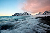 Skagsanden beach, Lofoten Islands, Norway