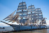 The Japanese tall ship training vessel Kaiwo Maru in Steveston, British Columbia