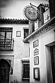 Streets of Granada, Andalucia, in Southern Spain.