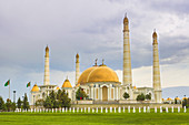 Turkmenistan, Ashgabat, Kiptshak Mosque and Mauseloum