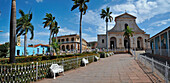 Caribbean, Cuba, Sancti Spiritus, Trinidad, Plaza Mayor, Iglesia Parroquial de la Santisima Trinidad