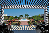 Caribbean, Cuba, Santa Clara, Cayo Santa Maria, Bahia Buena Vista, Las Brujas Hotel, lobby entrance