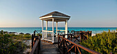 Caribbean, Cuba, Santa Clara, Cayo Santa Maria, road along the sea, Bahia Buena Vista, pavilion on a mangrove