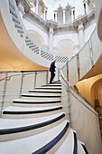 England, London, Tate Britain, The Main Foyer Spiral Staircase