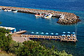 Turkey, province of Canakkale, Behramkale, Assos site, the harbour