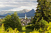 St. Gilgen at Lake Wolfgangsee, Salzburg, Austria, Europe