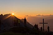 Sunrise at Mount Stoderzinken, Dachstein area, Styria, Austria, Europe