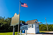 Das kleinste Postamt der USA an der Route 41 Tamiami Trail in den Everglades, Ochopee, Florida, USA