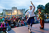 ' castle Ludwigslust, festival ''Kleines Fest im großen Park'', Mecklenburg lake district, Ludwigslust, Mecklenburg-West Pomerania, Germany, Europe'