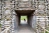 Archäologisches Freilichtmuseum, Groß Raden, Westmecklenburg, Mecklenburgische Seenplatte, Mecklenburgische Seen, Kobrow, Mecklenburg-Vorpommern, Deutschland, Europa