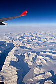 Fliegen über Grönland