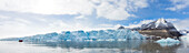 The glacier Monacobreen at Liefdefjorden, Spitzbergen, Svalbard