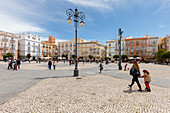 Plaza de San Antonio, Platz, Cadiz, Costa de la Luz, Atlantik, Andalusien, Spanien, Europa