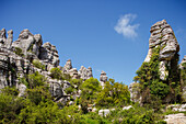 El Torcal, El Torcal de Antequera, Naturpark, Karst, Karstlandschaft, Erosion, bei Antequera, Provinz Malaga, Andalusien, Spanien