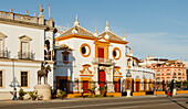 Plaza de Toros, La Maestranza, Stierkampfarena, Paseo de Cristobal Colón, Sevilla, Andalusien, Spanien, Europa