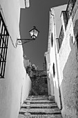 Gasse, Treppe, Alhama de Granada, Provinz Granada, Andalusien, Spanien, Europa