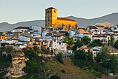 Iglesia de la Encarnacion church, Tajo del Rio Alhama, gorge of Alhama river, Alhama de Granada, Granada province, Andalucia, Spain, Europe