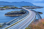 Bridge Myrbaerholm on the Atlantic Ocean Road, Vevang, More og Romsdal, Western Norway, Norway, Scandinavia, Northern Europe, Europe