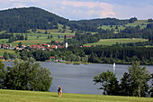 Rottachsee, Ostallgäu, Allgäu, Schwaben, Bayern, Deutschland