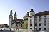 Basilika St. Lorenz und Fürstäbtliche Residenz, Kempten, Allgäu, Schwaben, Bayern, Deutschland
