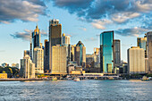 The skyline of Sydney at sunset, New South Wales, Australia, Pacific