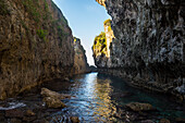 Crystall clear waters in the Matapa Chasm, Niue, South Pacific, Pacific