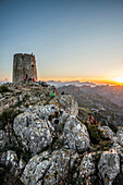 sunset, Watchtower Talaia d'Albercutx, Cap Formentor, Port de Pollenca, Serra de Tramuntana, Majorca, Balearic Islands, Spain