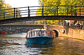 Amsterdam canal scene.