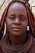 Himba woman, Skeleton Coast National Park, Namibia, Africa