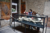 In Villa die Misteri in the Excavation of Pompei, Golf of Napels, Campania, Italy