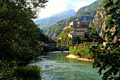 Festung von Bard, Aosta Bezirk, Aostatal, Italien