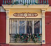 Spain, Valencia, Facade of a typical house