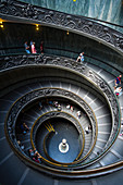 Vatican Museum, Rome, Lazio, Italy,  Iconic spiral staircase