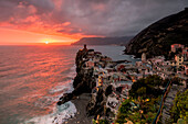 Vernazza, Cinque Terre, Provinz La Spezia, Ligurien, Italien, Europa