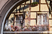 Egiusheim, Alsace, France, Typical dolls alsatian houses