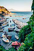 Neapel, malerische Aussicht von Marechiaro, Posillipo, Kampanien, Italien