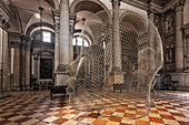 Europa, Italien, Venetien, Jaume Plensa, 56. Kunstausstellung der Biennale von Venedig, Installation in der Basilika San Giorgio Maggiore, Venedig