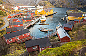 Nusfjord Dorf, Insel Lofoten, Norwegen