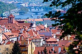 Czech Republic Prague - Roofs of Lesser Quarter And Vltava River