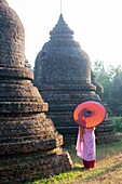 Myanmar, Rakhine state, Mrauk-U, Shittaung pagoda