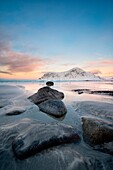 Skagsanden beach, Lofoten Islands, Norway