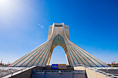 Azadi Tower, formerly known as the Shahyad Tower, located at Azadi Square in Teheran city, Iran